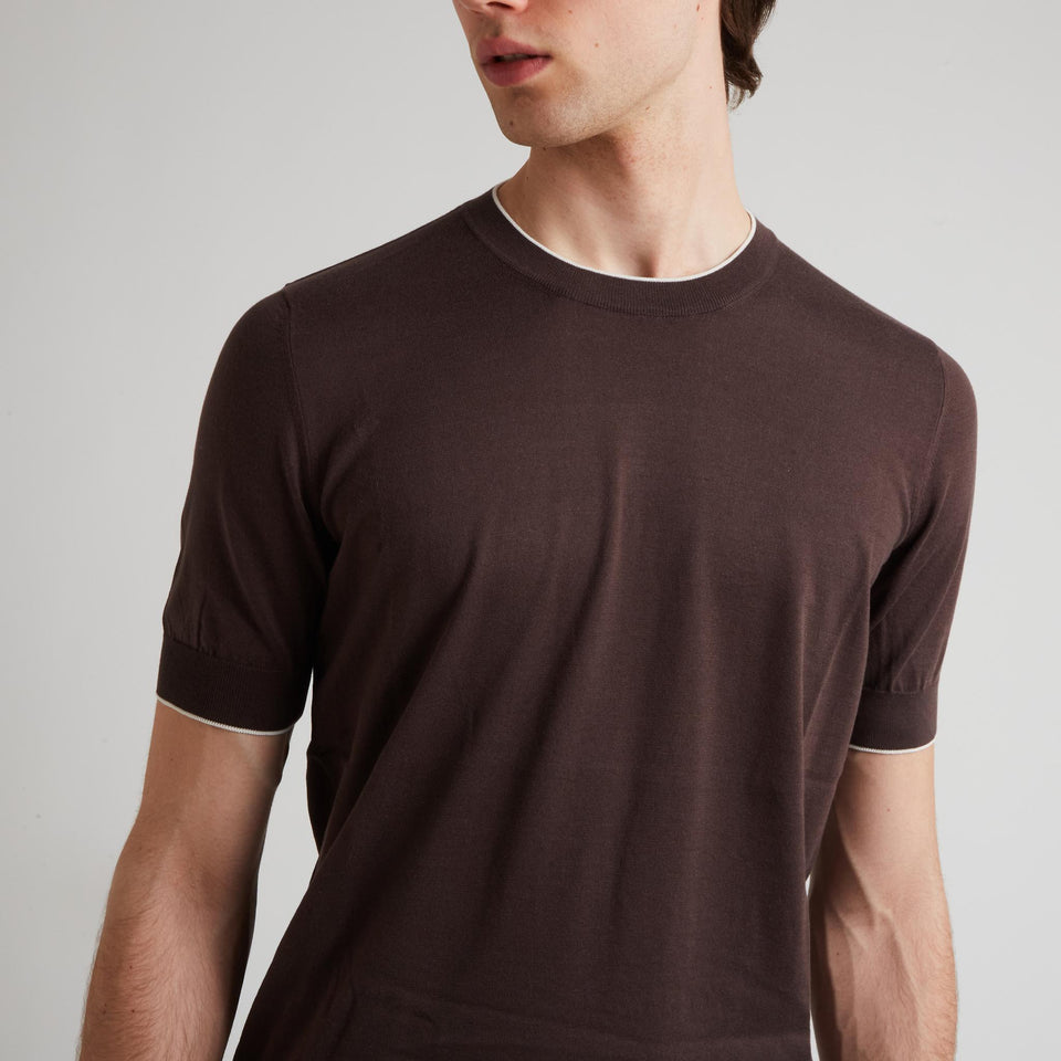 Maglia in cashmere marrone