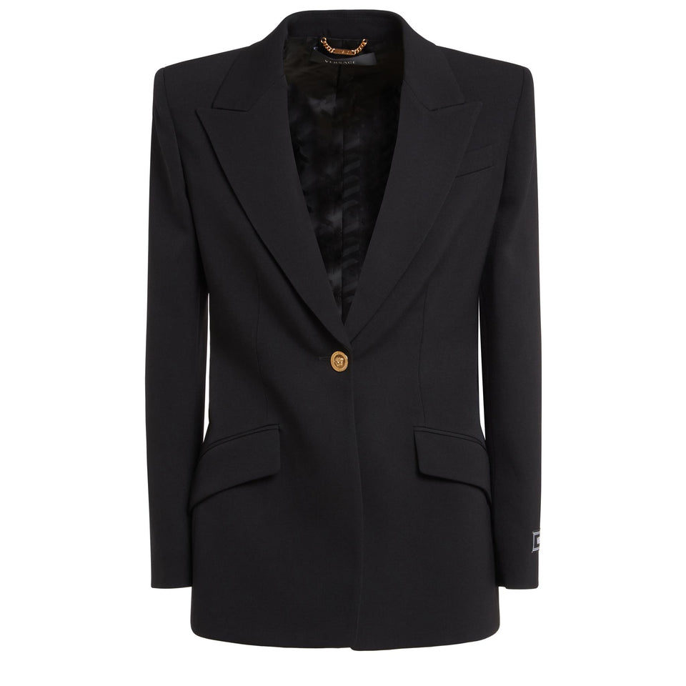 Black wool blazer