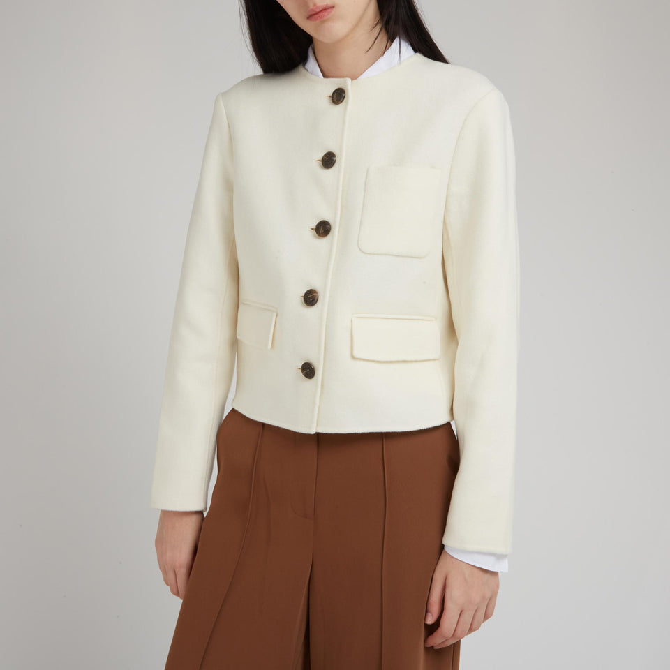 Giacca "Lyssa" in lana bianca