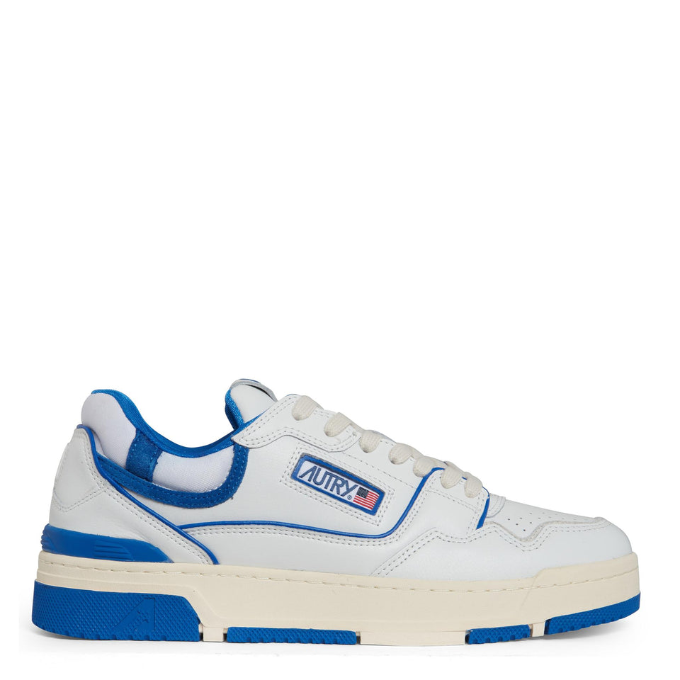 Sneakers "CLC Low" in pelle bianca ROLM MM06WHT/PBL AUTRY 