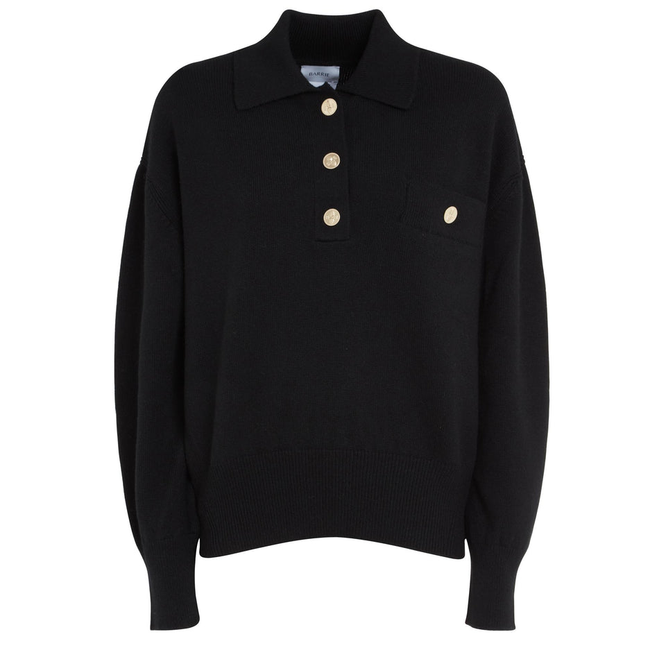 Black cashmere sweater