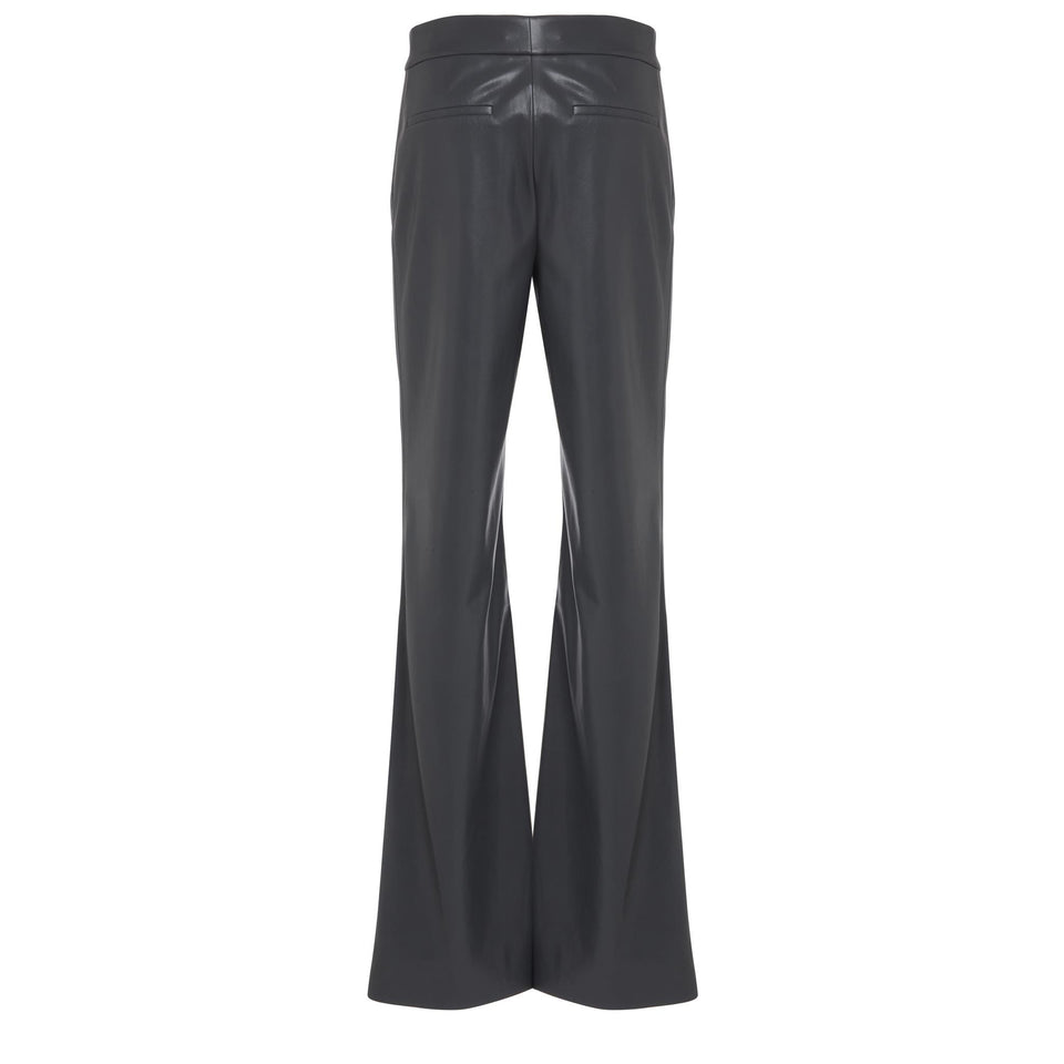 Pantalone in ecopelle grigio