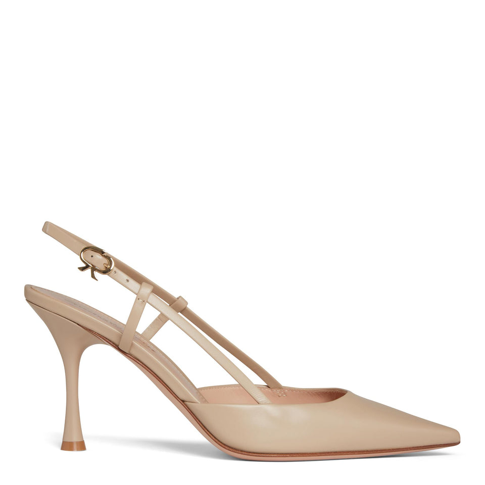 Decolletè "Ascent" in pelle beige G95335 85LACVITSAND GIANVITO ROSSI 