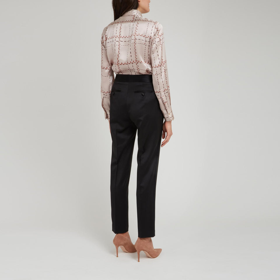 Camicia in seta multicolor