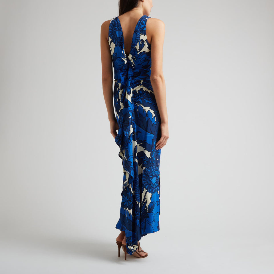 Abito in tessuto multicolor