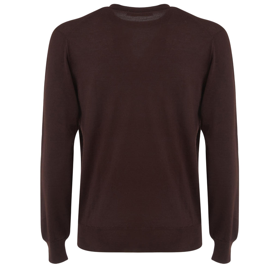 Brown cashmere sweater