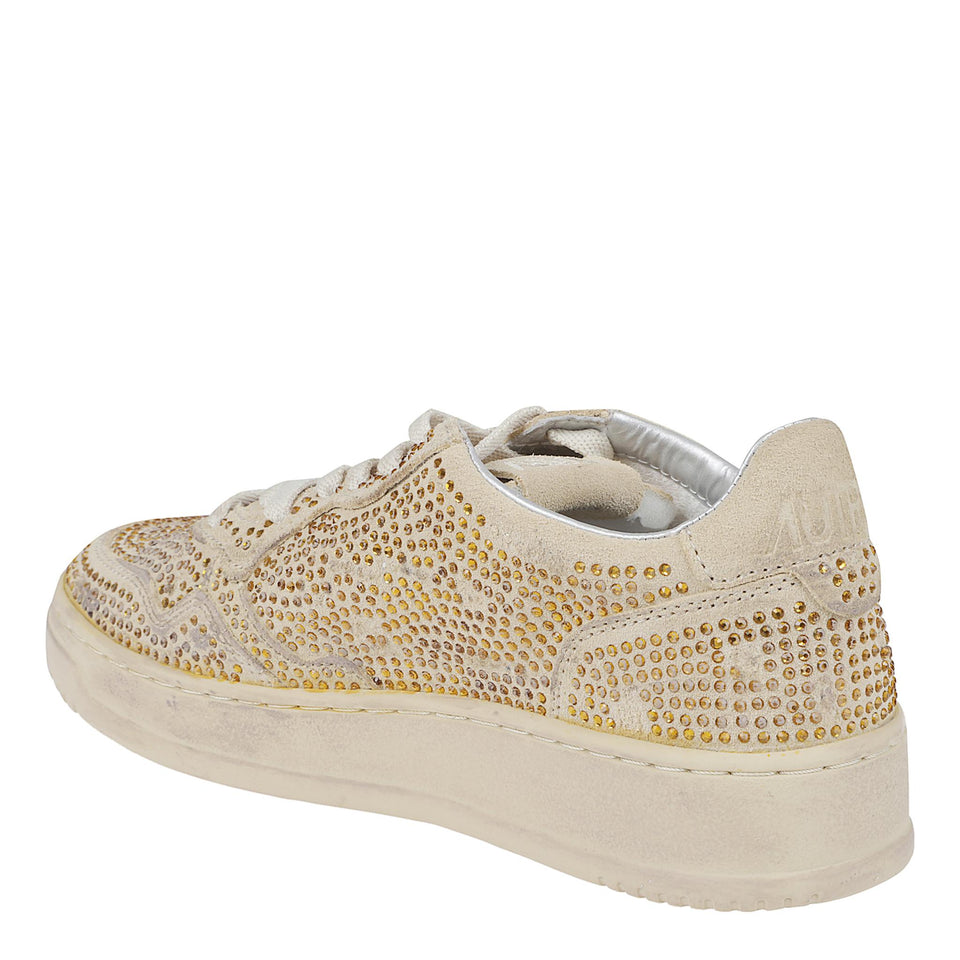 Sneakers ''Medalist Low'' in suede oro AULWNA03 SUECOOKIES AUTRY 