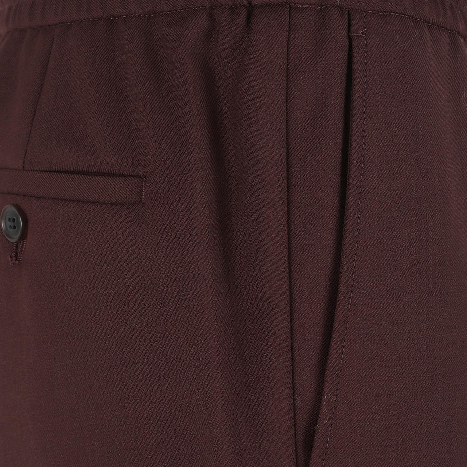 Pantalone in lana bordeaux M1R921T G0000129A PAUL SMITH 