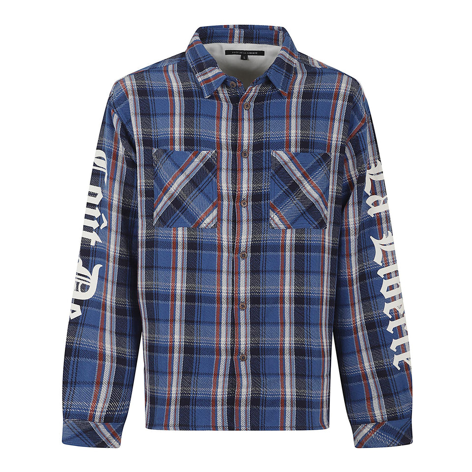 Camicia in lana blu M6757013 BLUE COUT DE LA LIBERTE' 