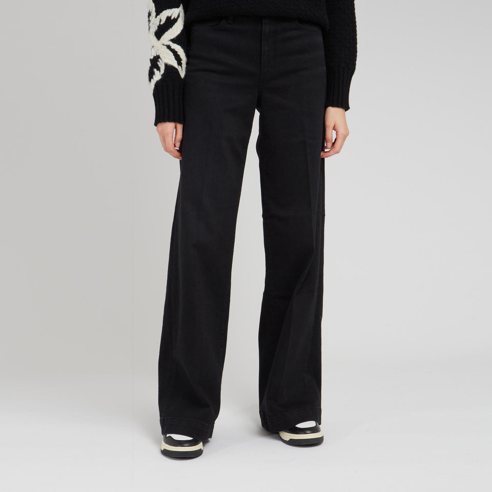 Jeans "Harper" in denim nero