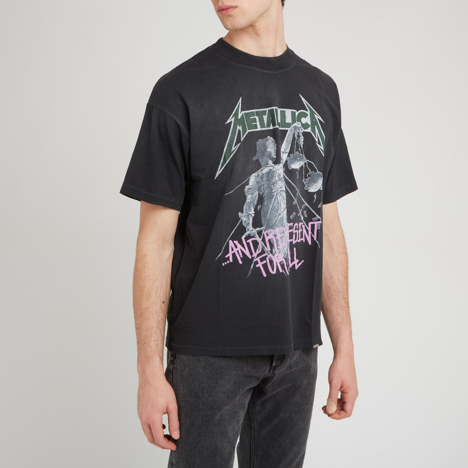 T-shirt in cotone nera