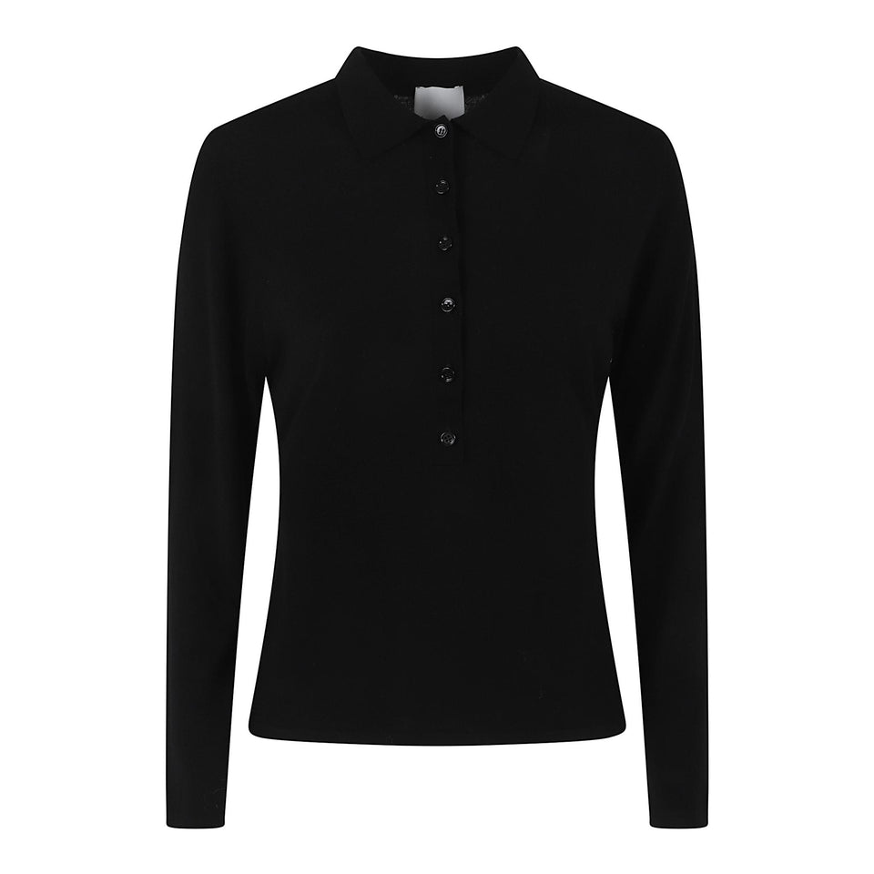 Maglia in cashmere nera 255 64015490 ALLUDE 