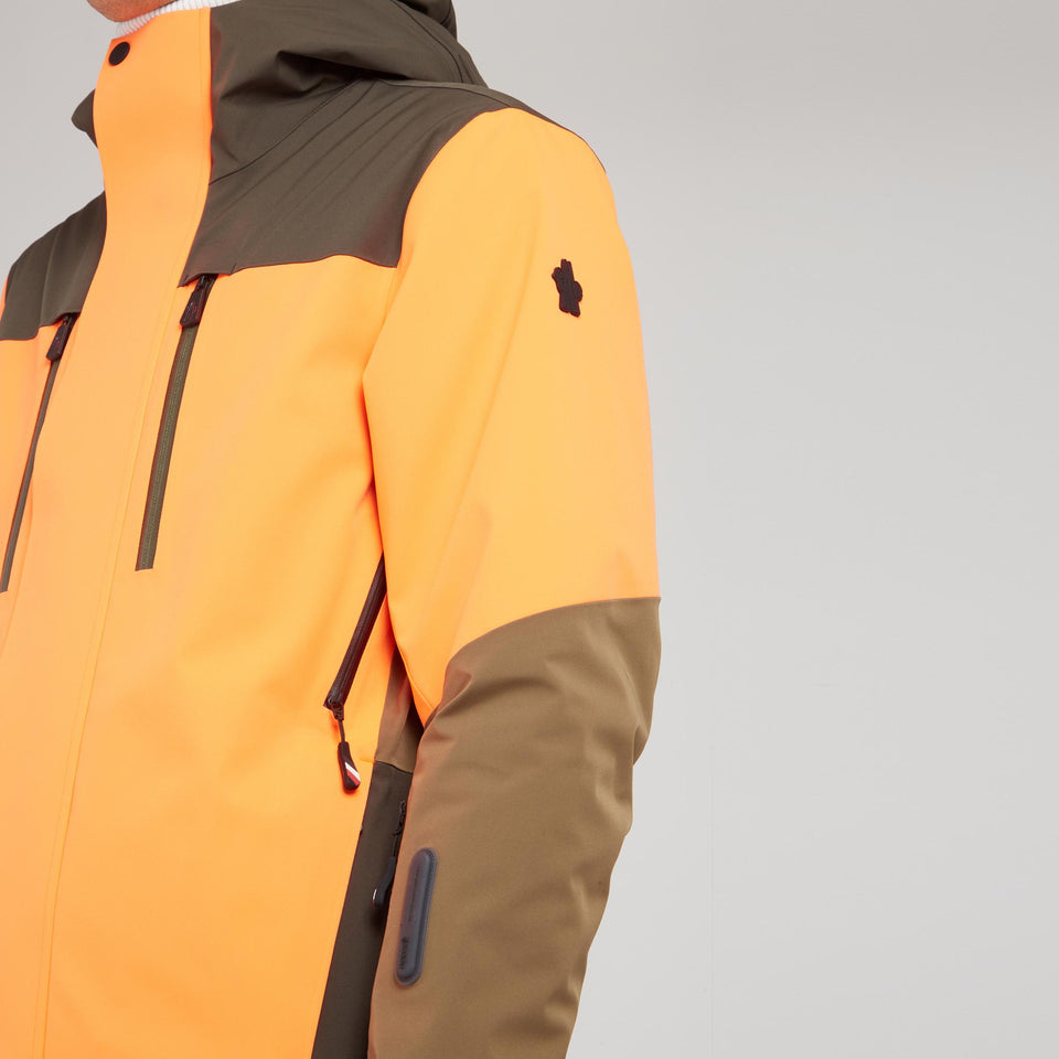 Giubbotto "Cerniat" in tessuto tecnico arancio - GIO MORETTI