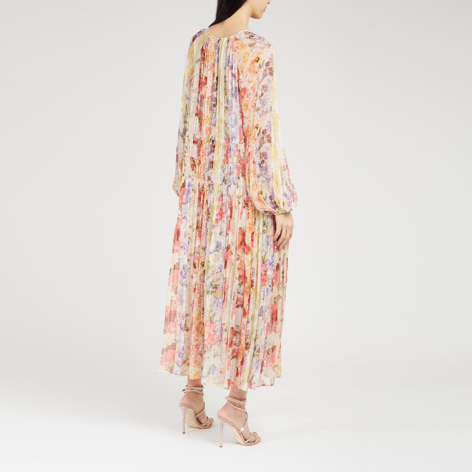 Abito in tessuto multicolor