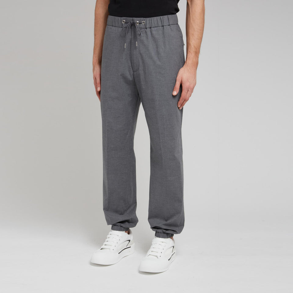 Gray cotton trousers