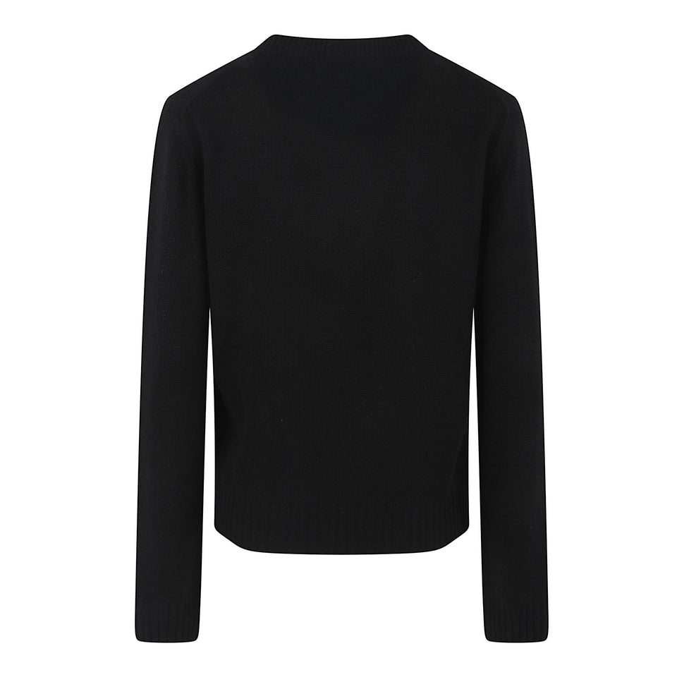Maglia in cashmere nera 255 1120490 ALLUDE 
