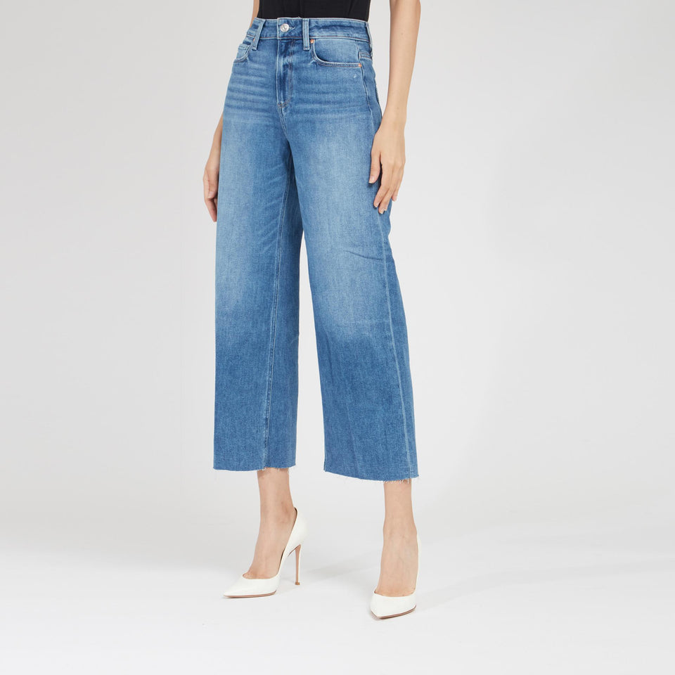 Jeans "Anessa" in cotone blu - GIO MORETTI