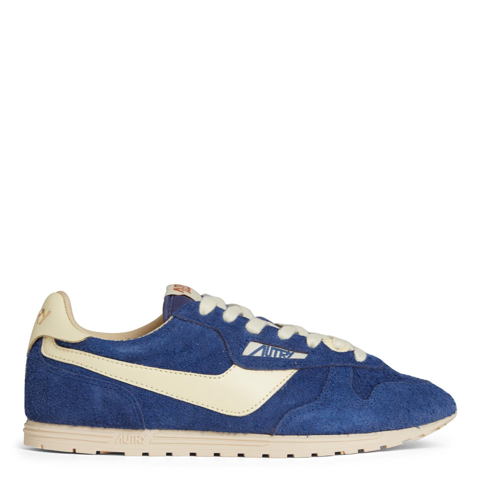 Sneakers ''Windspin'' in suede blu WSLW-UB20 INFIN/RUT AUTRY 