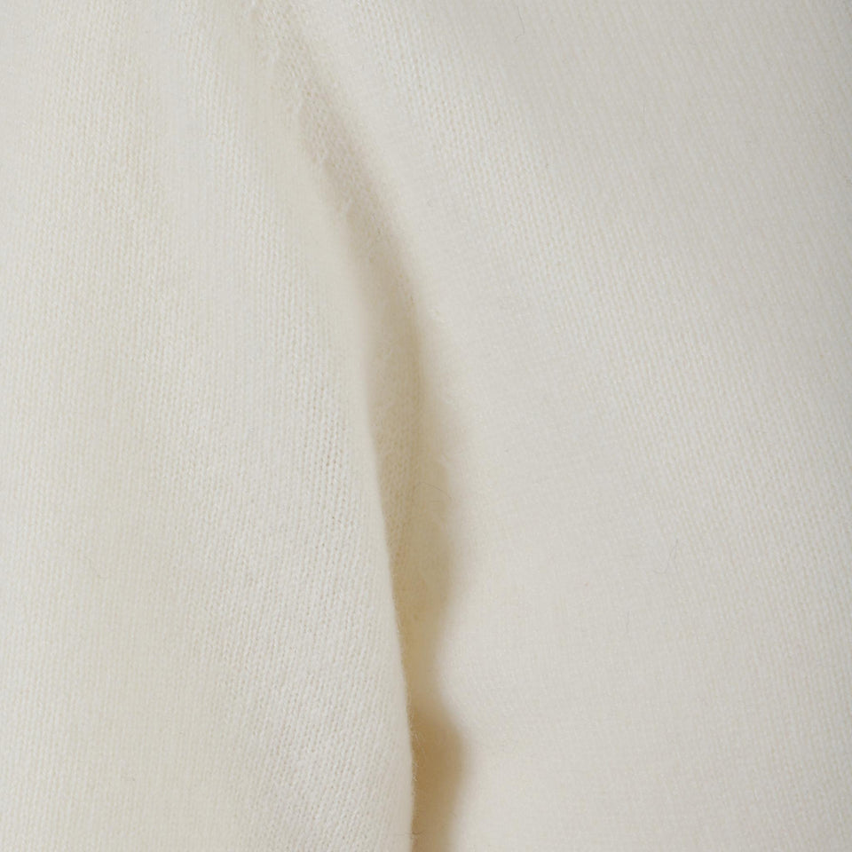 Maglia in lana bianca D540854 WALLY084 P.A.R.O.S.H. 