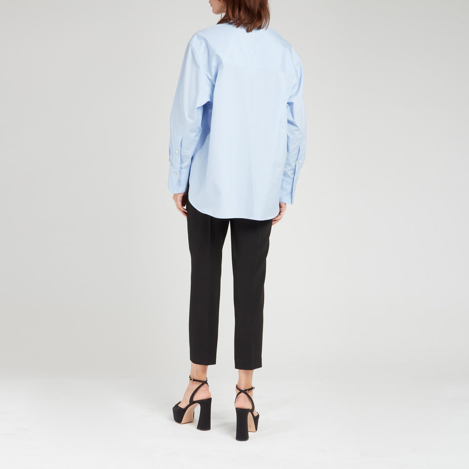 Camicia in cotone azzurra - GIO MORETTI