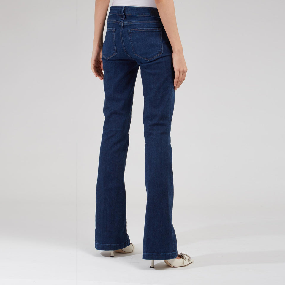 Jeans in denim blu - GIO MORETTI
