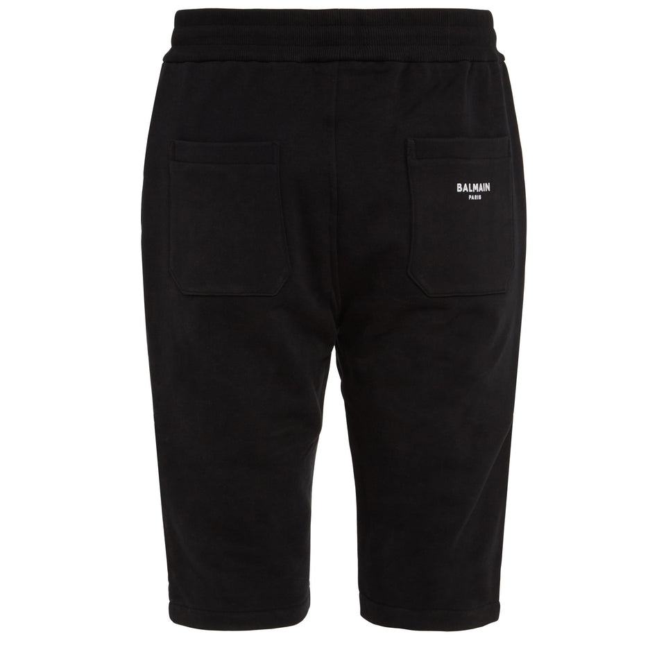 Shorts in cotone neri - GIO MORETTI