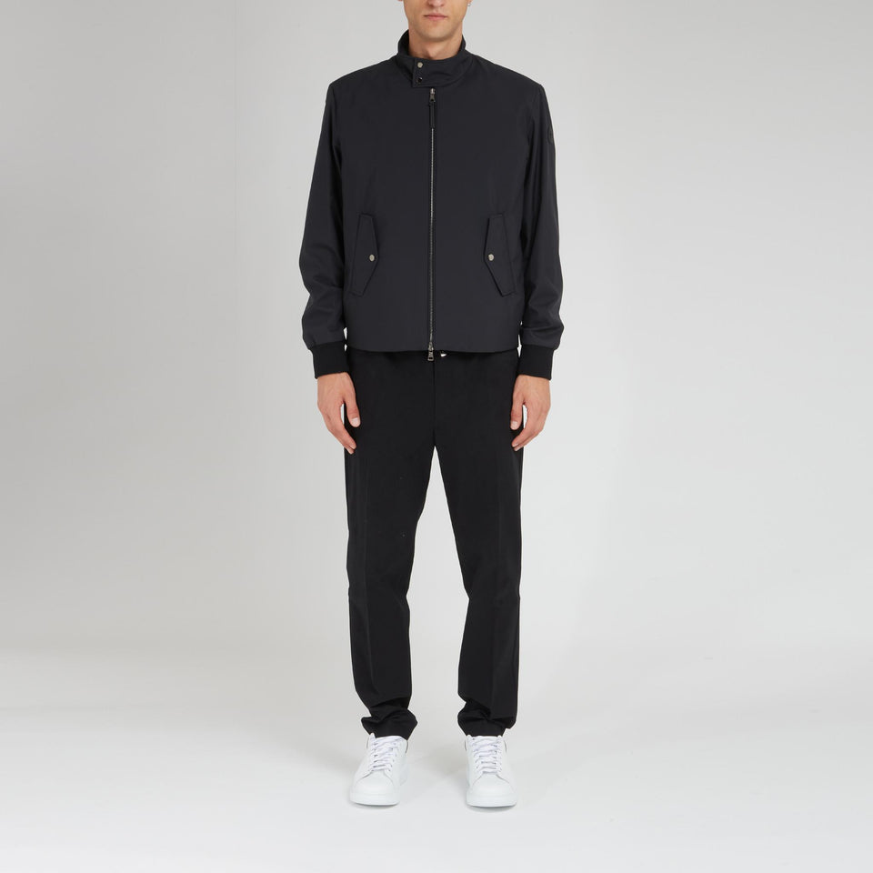 "Gouilles" jacket in black fabric