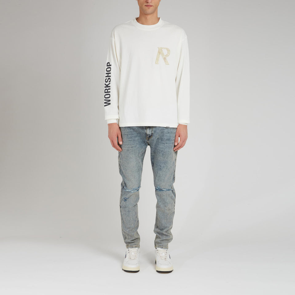 White cotton T-shirt