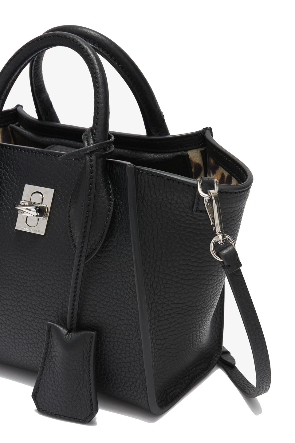 Borsa in pelle nera - GIO MORETTI