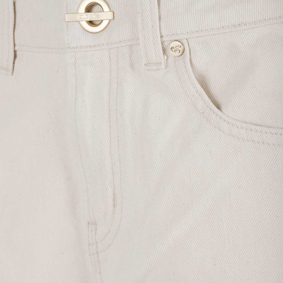 Jeans "Tamar" in denim beige PT3810 DN2915TRAVERTINE CULT GAIA 