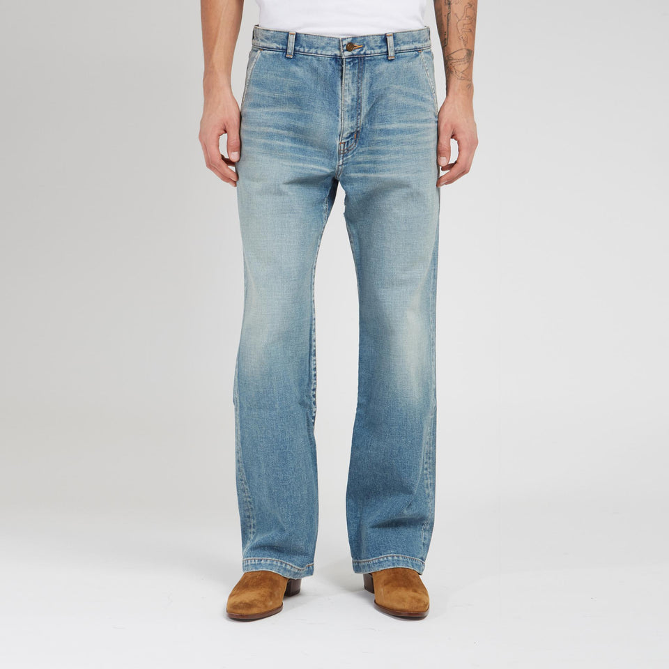 Jeans in denim blu - GIO MORETTI