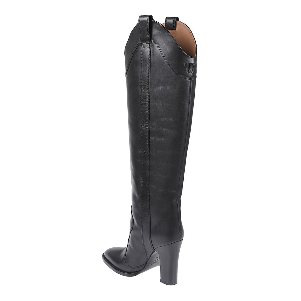 Stivale "Lavinia" 100 in pelle nero PX1810 XLTVTBLACK PARIS TEXAS 