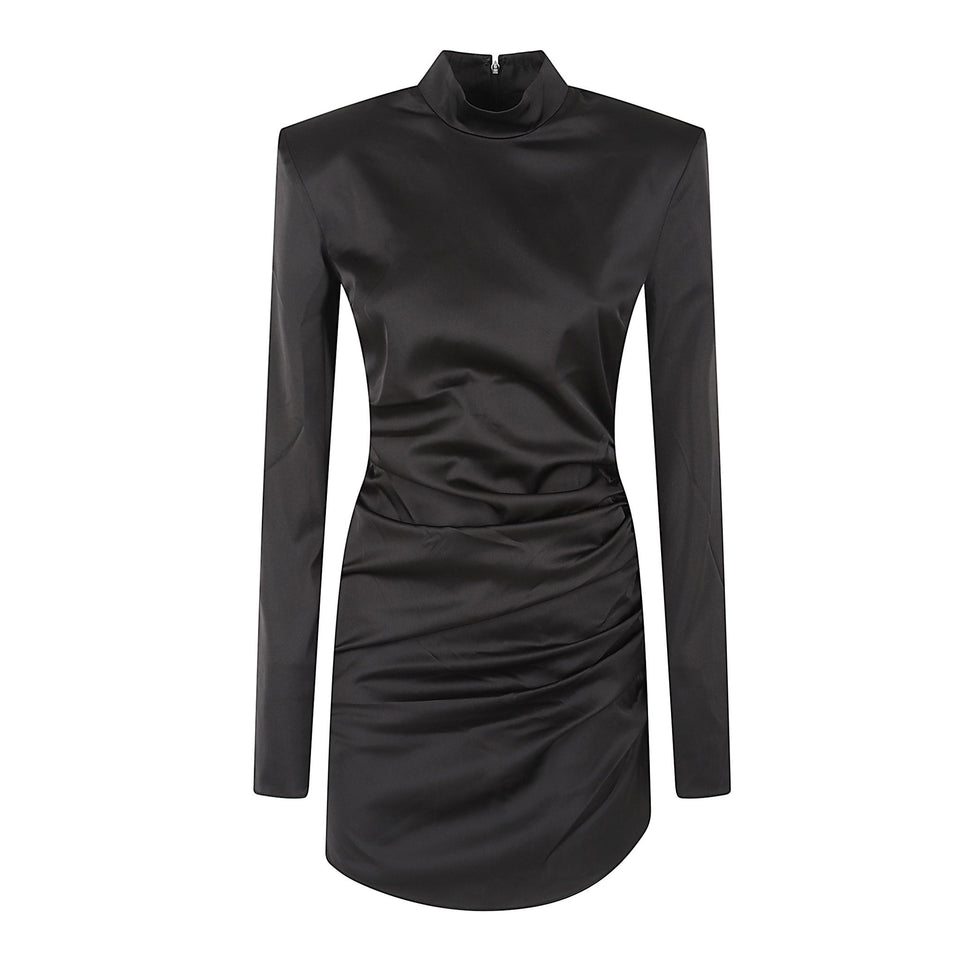 Abito in satin nero 114954100 100 ROTATE CAPSULE 