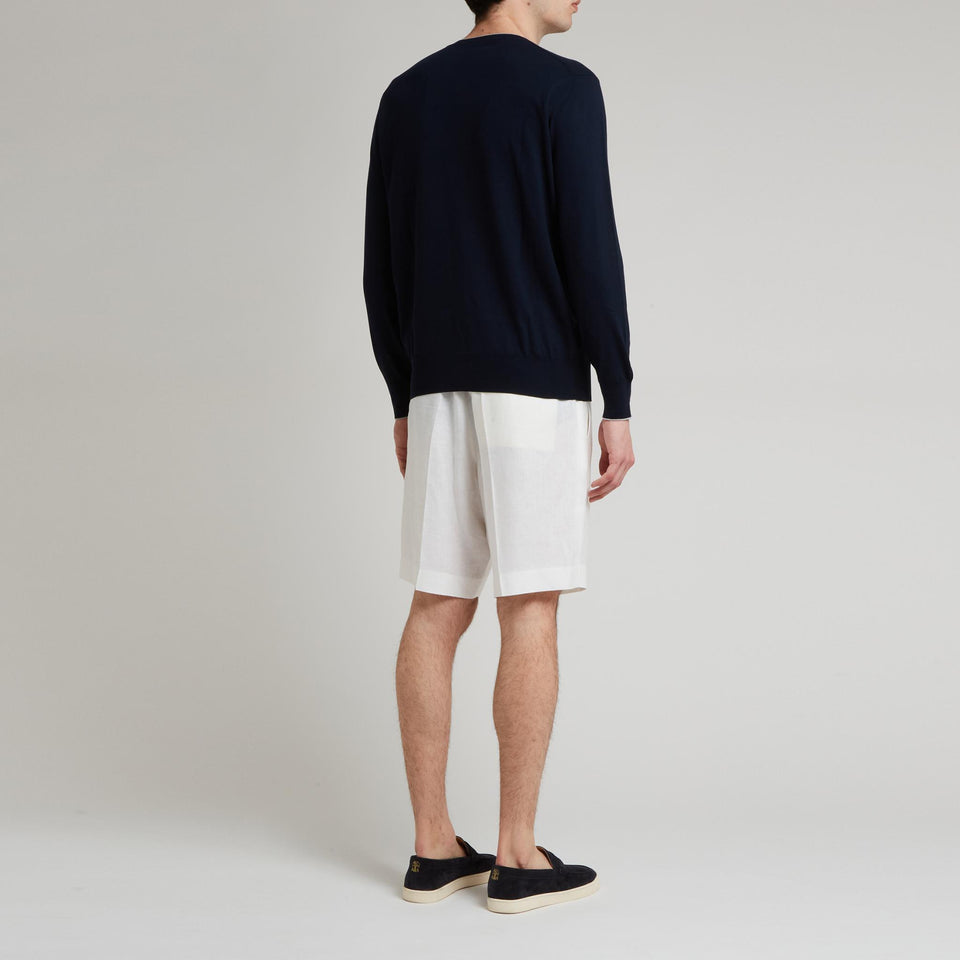 Blue cashmere sweater