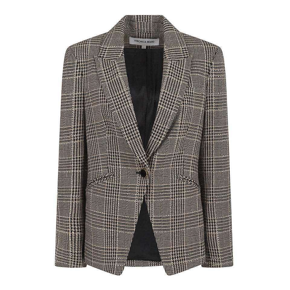 Giacca mono petto in lana multicolor 2510PL9111329 N0838 VERONICA BEARD 