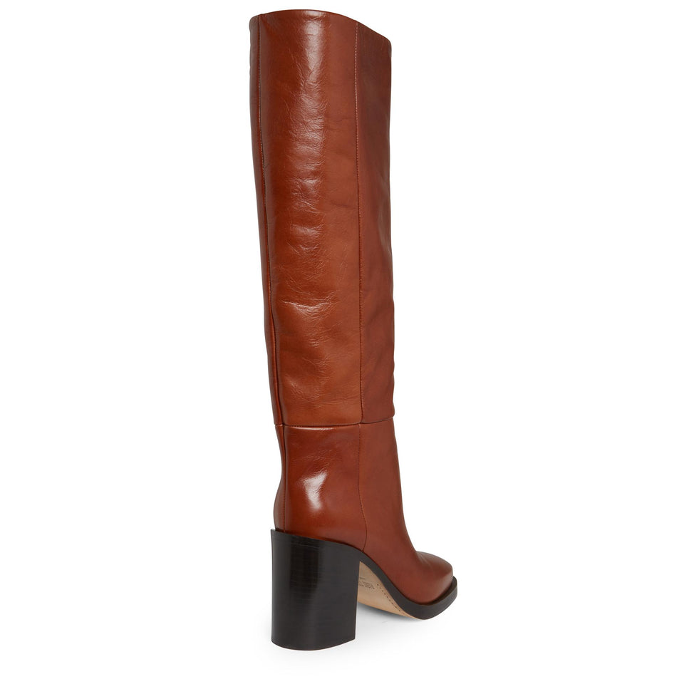 Stivale "Ophelia" in pelle marrone PX1086 XLTHCCUOIO PARIS TEXAS 