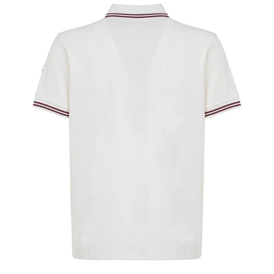 White cotton polo