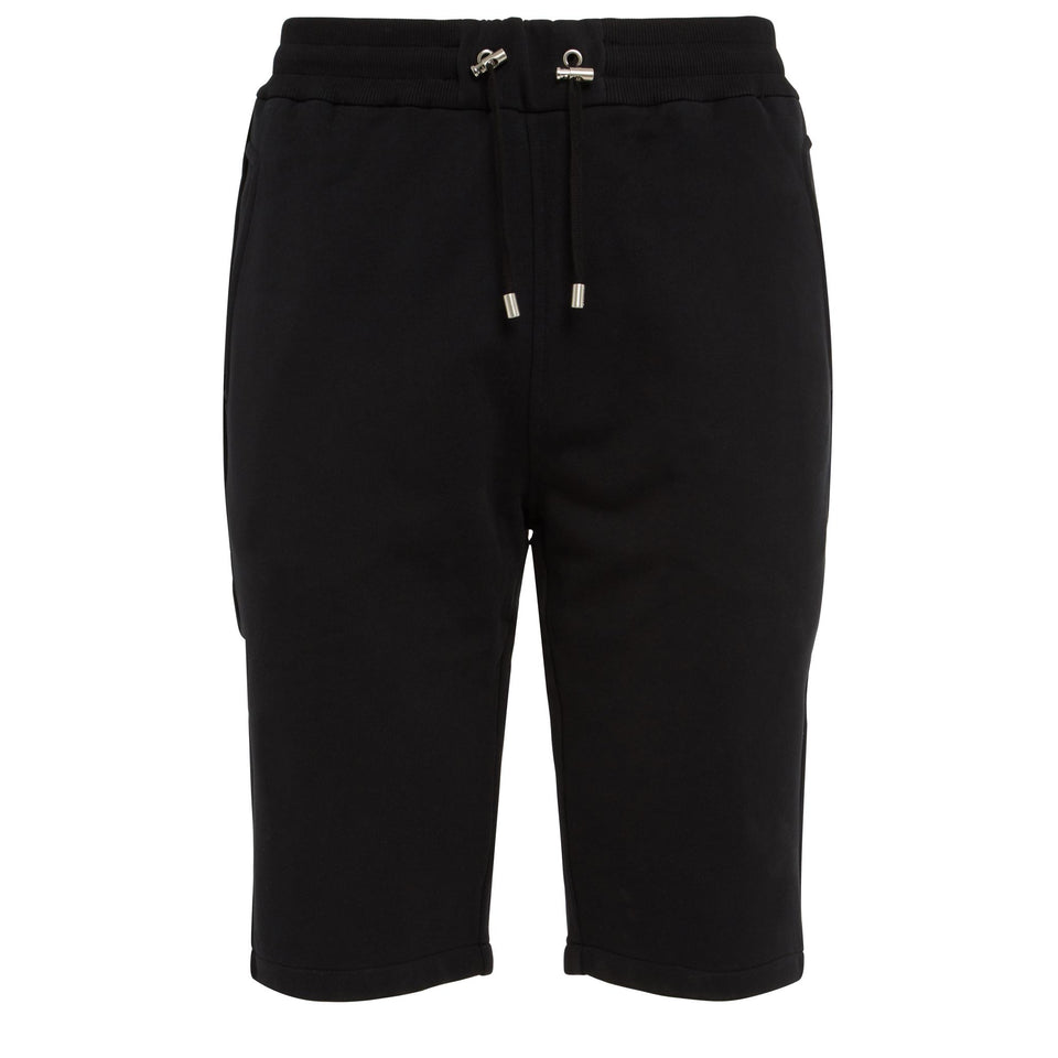Shorts in cotone neri - GIO MORETTI