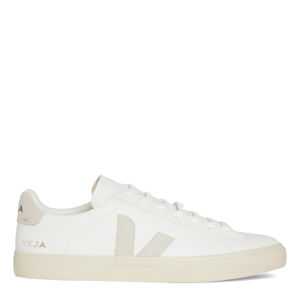 Sneakers ''Chromefree'' in pelle bianca e beige CP0502429 WH VEJA 