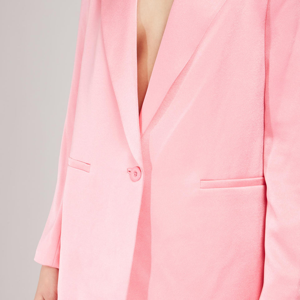 Giacca in tessuto rosa - GIO MORETTI