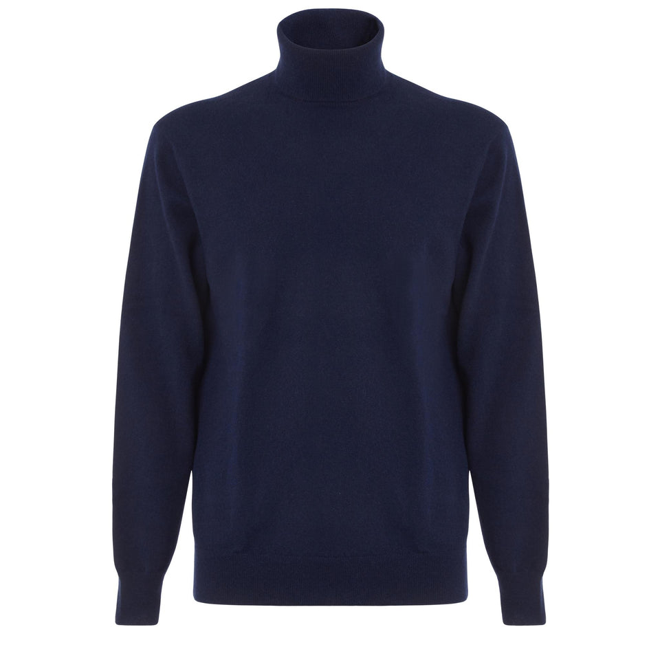Blue cashmere sweater