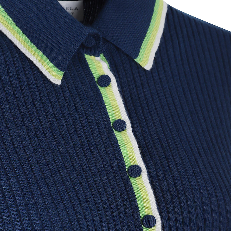 Polo in lana blu 4259124 A003WAD GABRIELA HEARST 