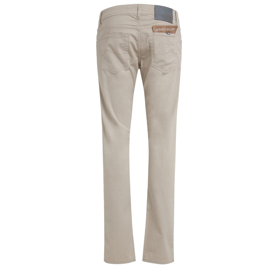 Jeans "Nick" in cotone beige