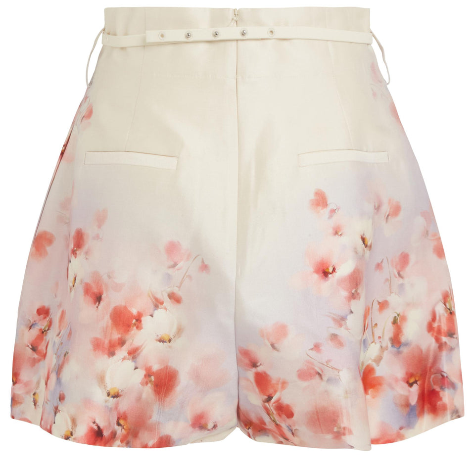 Short "Crush" in lino multicolor