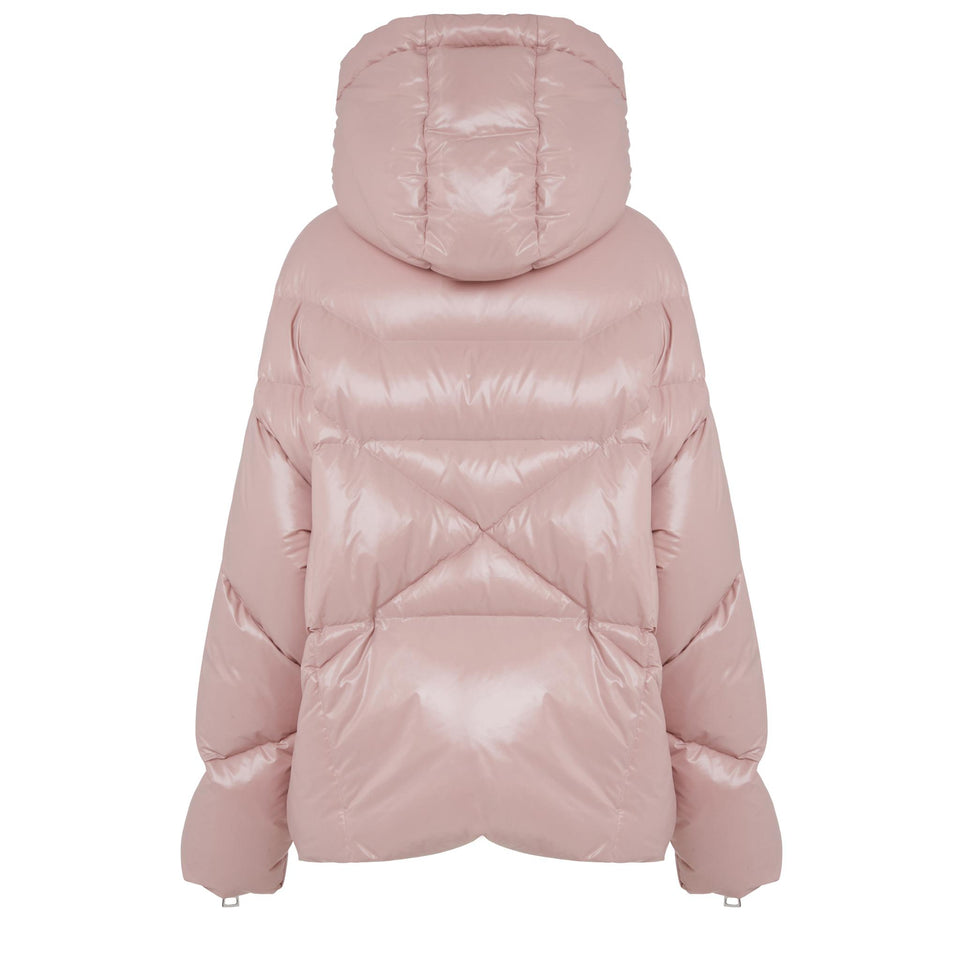 Piumino "Shy" in tessuto rosa