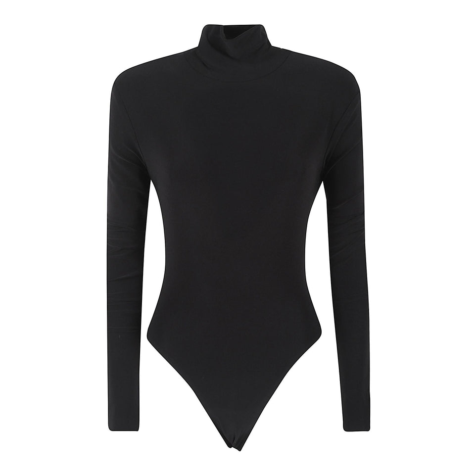 Body in tessuto nero KK321BPL205 001 NORMA KAMALI 