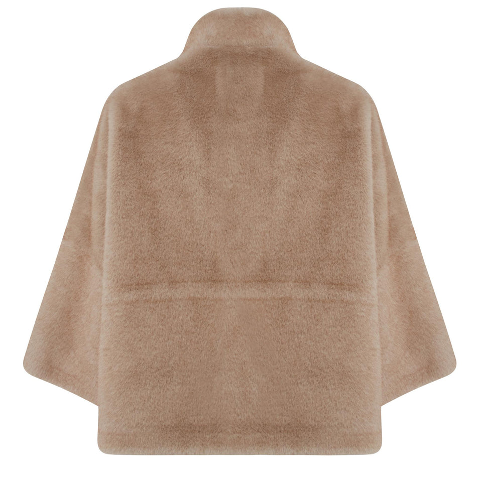 Giacca in shearling beige 8469 SHELL SWORD 