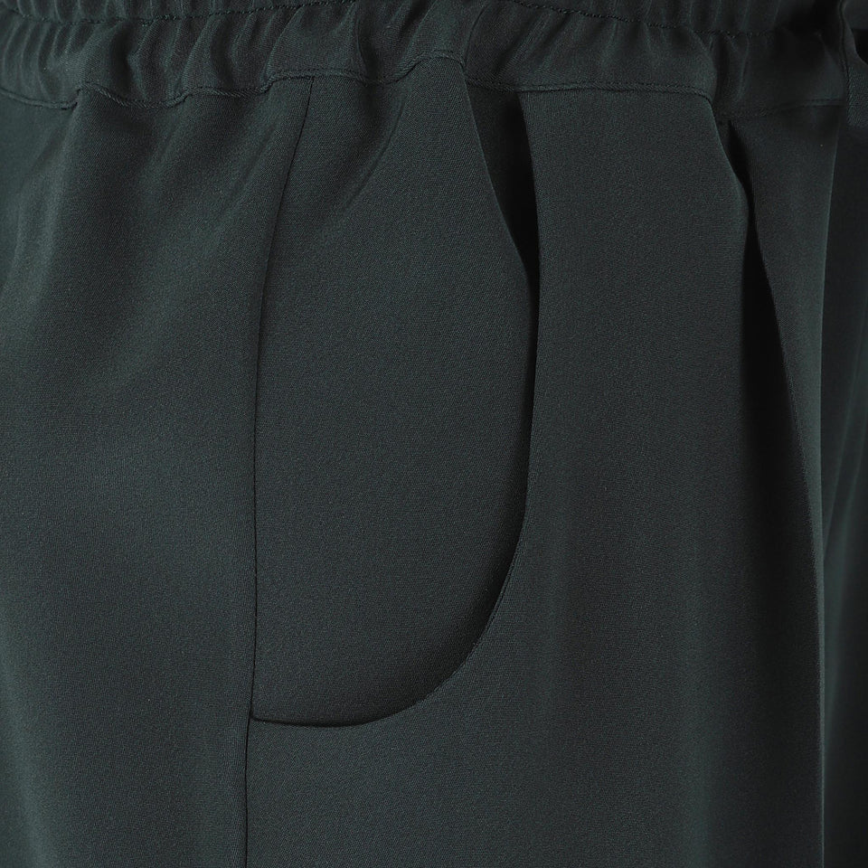 Pantalone in seta verde D37102 K0977A29VERDE KITON 