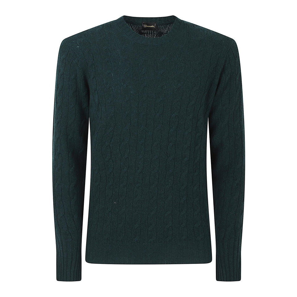 Maglia in lana verde D4K133N 490 DRUMOHR 