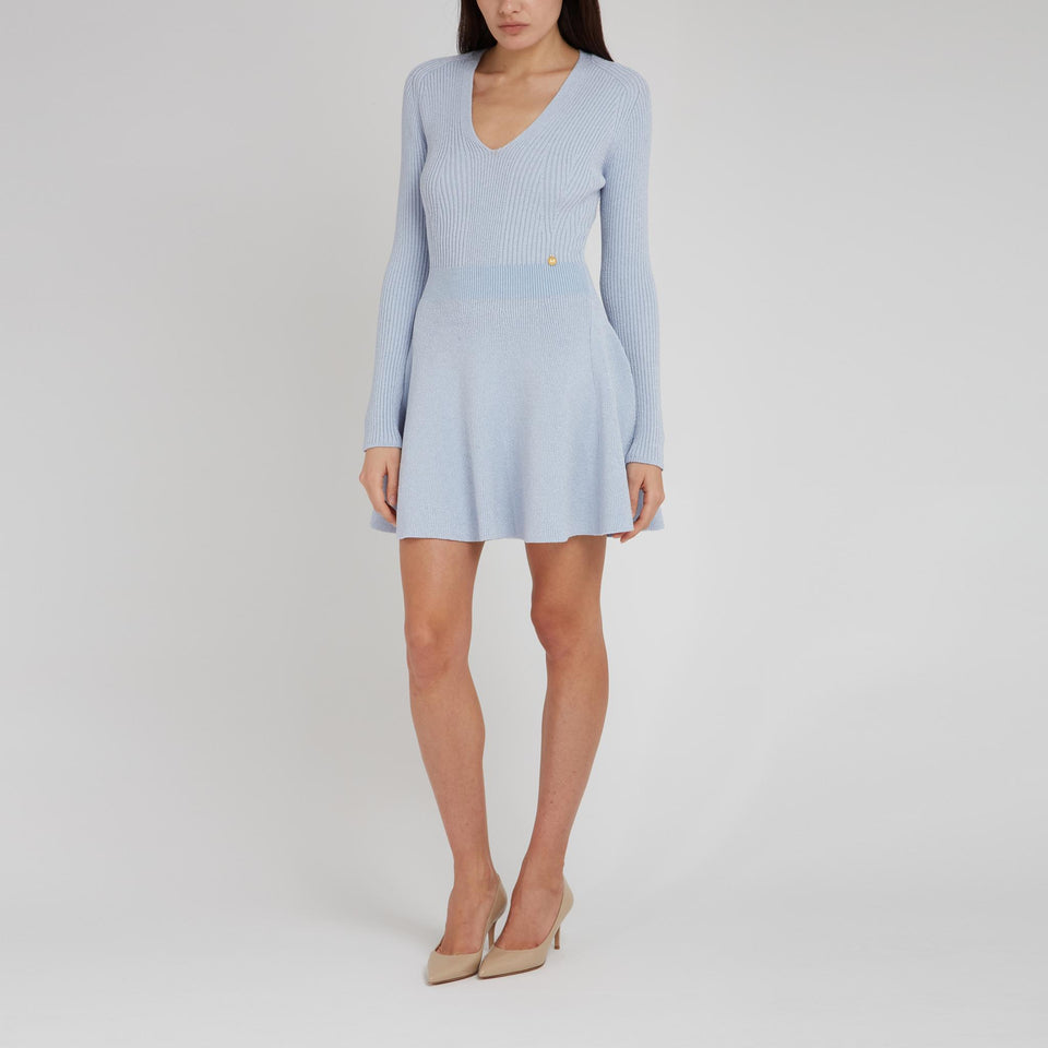 Abito in tessuto azzurro